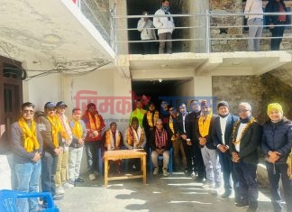 कर्णाली प्रदेश सरकारका सामाजिक बिकास मन्त्री भण्डारी सिमकोटमा