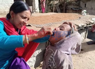 मंगलबार थप भिटामिन ए क्याप्सुल आई लगत्तै गाउँपालिकालाई बितरण