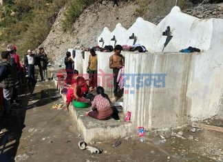 पानीको मुलमा धारा निर्माण गरेपछि स्थानीयलाई सहज