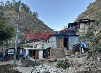 गल्फागार्ड श्रीनगर सडकको स्तरोन्नती कार्य सुरु
