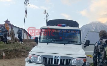 सशस्त्र प्रहरी बल नेपालको वोर्डर आउट पोष्ट हिल्सामा जनशक्ति थप