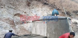 सर्केगार्ड बृहत खानेपानीको काम अन्तिम चरणमा