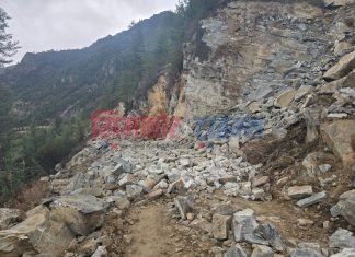 सिमकोट हिल्सा सडकको लाग्ना खण्डको सडक सुचारु