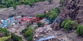 पहिरोको प्रकोपले विद्यालय भवनमा क्षति, विद्यार्थीको पठनपाठन अवरुद्ध