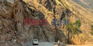 सिमकोट हिल्सा सडकको च्याछरा सडकको ढलान कार्य सम्पन्न