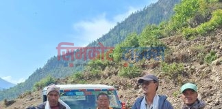 खगालगाउँमा पहिलो पटक गाडी पुगेपछि खुसीयाली