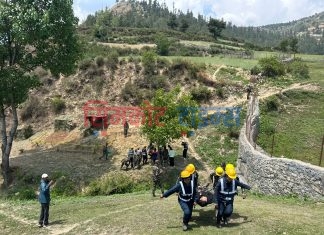 सुरक्षा फौजद्धारा विपद प्रतिकार्य पुर्व तयारी अभ्यास प्रर्दशनी