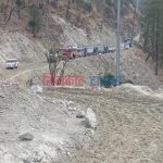 कर्णाली करिडोरको हुम्ला खण्डको खच्चा सडक अवरुद्ध