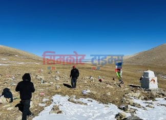 आन्तरिक पर्यटकद्धारा लाप्चाबाट मानसरोवर कैलाशको दुरदर्शन गर्न सुरु