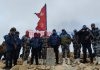 सशस्त्र प्रहरीद्धारा नेपाल र चीनबिचका सिमा स्तम्भको अनुगमन