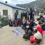 सिमा विवादलाई हुम्लाका जनप्रतिनिधिहरुद्धारा जिल्ला प्रशासन कार्यालयमा धर्ना