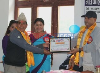 चंङ्खेली गाउँपालिका पुर्ण खोप सुनिश्चित तथा दिगोपना घोषित