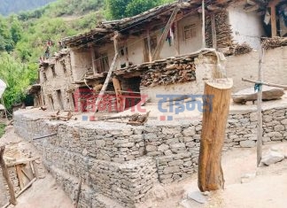 पहिरो खस्ने समस्याबाट दलित वस्ती सुरक्षित