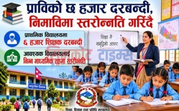 प्राविको छ हजार दरबन्दी, निमाविमा स्तरोन्नति गरिँदै