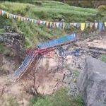 अचानक लिमीको तीलमा आएको बाढीले भौतिक संरचनाको क्षेती